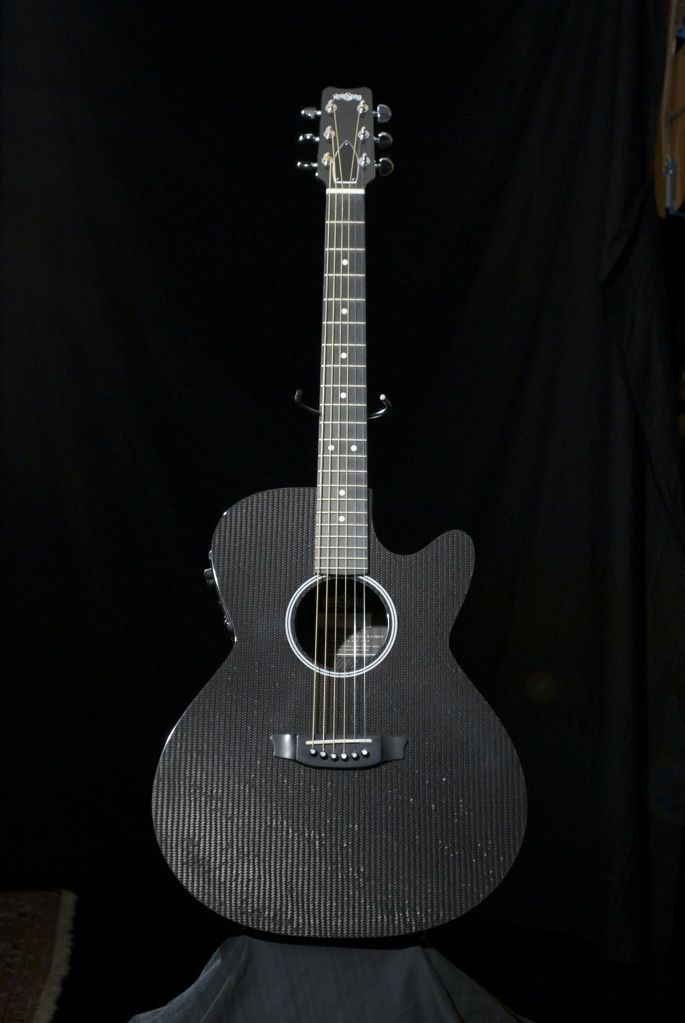 Carbon Fibre guitars RainSong and Composite Acoustics at Bluedog